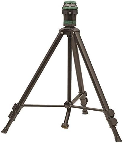 1-Pack Orbit H2O-Six Gear Drive Yard Sprinkler on Tripod, Green Lawn Watering