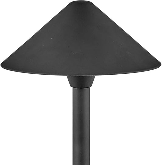 Hinkley Springfield 16022BK-LL Small LED Low Voltage Landscape Pathway Light - 12v, Dimmable, Aluminum - Black