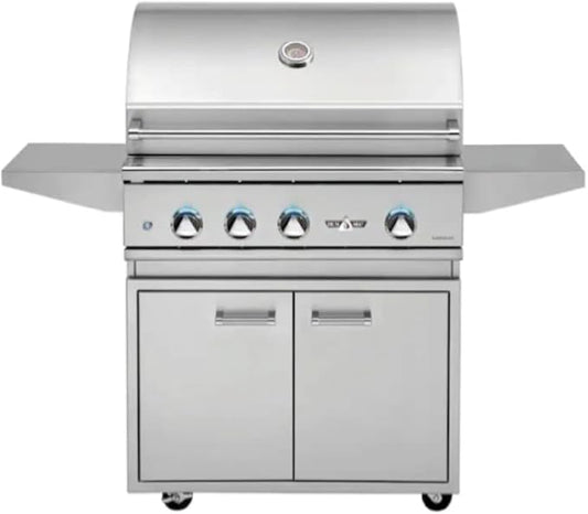 Windproof Covers 32 inch Heavy Duty Premium Quality BBQ Grill Cover to fit Delta Heat Cart Grill