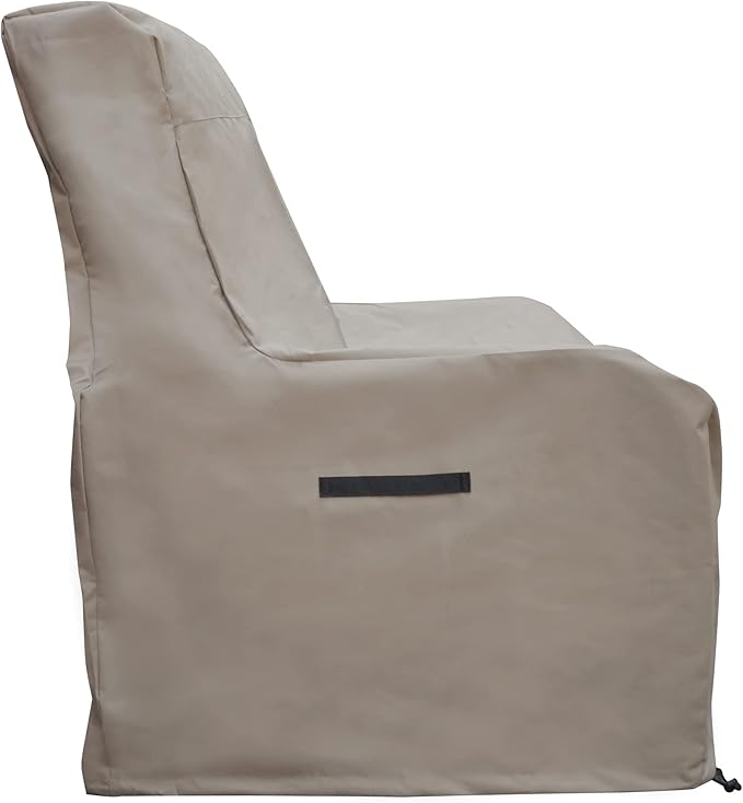 ATR ART TO REAL Outdoor Protective Covers Patio Chair Covers 600D Oxford Fabric Weatherproof Wicker/Rattan Chair Covers (Khaki)