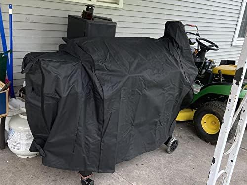 ZJYWSCH Cover for Pit Boss Charleston Gas/Pellet Combo Grill 600D Heavy Duty Weather Resistant PitBoss Charleston Combo Grill Cover Waterproof