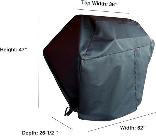Windproof Covers 36 inch Heavy Duty Premium Grill Cover to fit Wolf Cart Grill