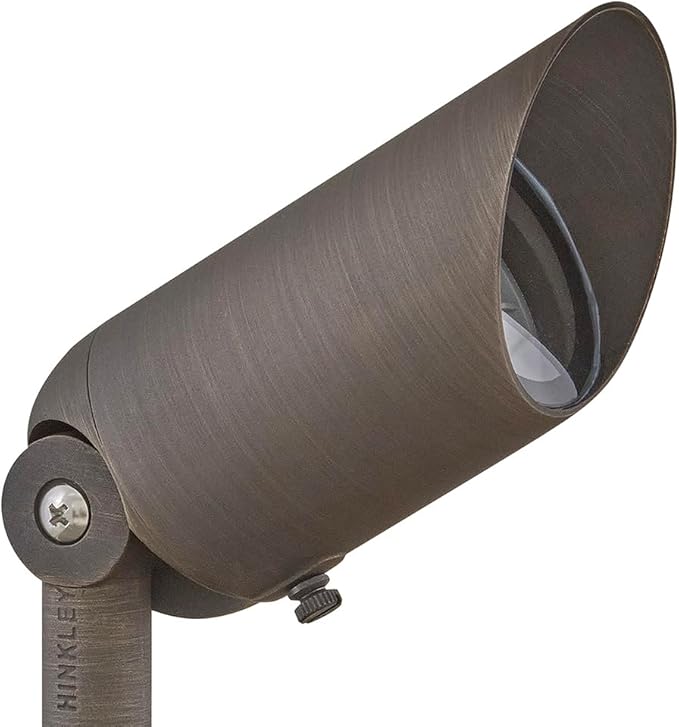 Hinkley Landscape Lighting Hardy Island 1536MZ Spot Light - MR16 LED Bulb Required, 50w - Matte Bronze Clear Lens