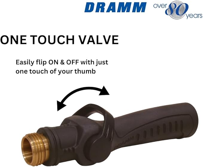 DRAMM Watering and Tool Set Includes 30-Inch One Touch Rain Wand, 9-Pattern Revolution Spray Gun, and Compact Shear, Berry