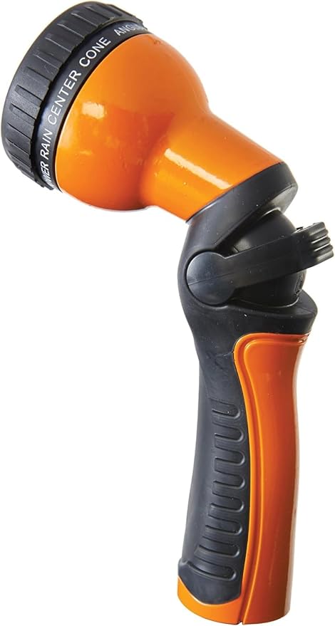 DRAMM Watering and Tool Set Includes 30-Inch One Touch Rain Wand, 9-Pattern Revolution Spray Gun, and Compact Shear, Orange