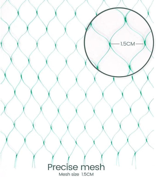 20 x 33ft Garden Netting, Bird Netting Strawberries Cover for Plants, Fruit, Vegetables,Seedlings with 100 PCS of Zip Ties