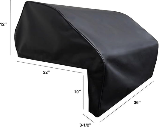 Windproof Covers 36” Heavy Duty Premium Quality Vinyl Grill Cover to fit Sunstone Ruby Built-in Grill
