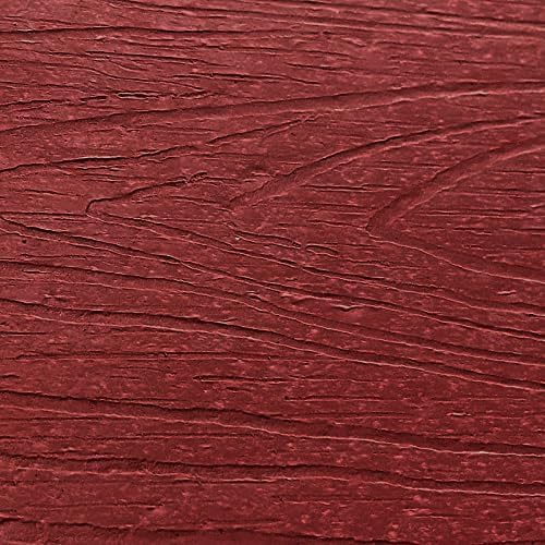 Ayge 17.7" Double Outdoor Side Table, Rectangular HDPE Adirondack End Table for Patio, Lawn, Pool, Garden, Backyard,Red