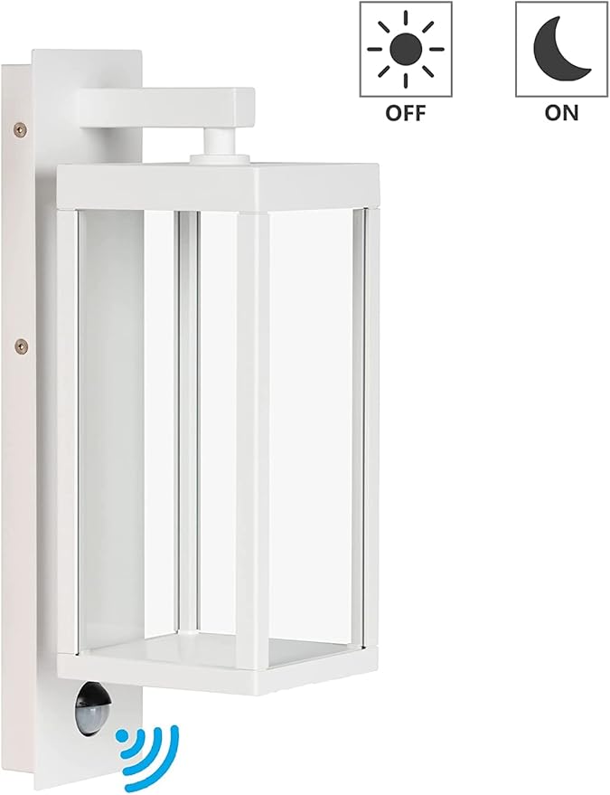 2 Pack Outdoor Wall Light Fixtures, Motion Sensor Outdoor Lights, Exterior Waterproof Wall Lanterns, Waterproof Motion Lights for Outside Front Door Patio Garage