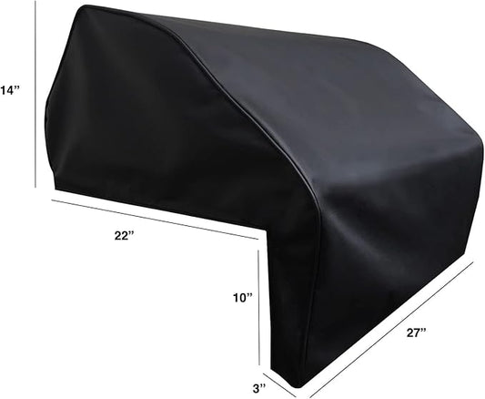 Windproof Covers 27 inch Heavy Duty Premium Vinyl Cover to fit Solaire Built-in Grill