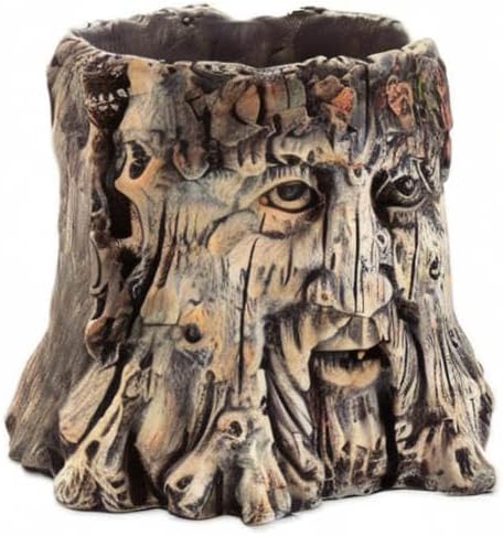 Bits and Pieces - Tree Face Garden Planter - Durable Polyresin Indoor-Outdoor Urn for Plants - Forest Inspired Whimsical Garden Décor