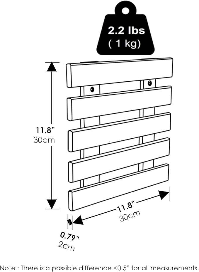 Furinno TIOMAN Outdoor Vertical Wall Planter, Set of 2 Wooden Hanging Planters, for Indoor, Outdoor Plants, Balcony, Patio, Natural