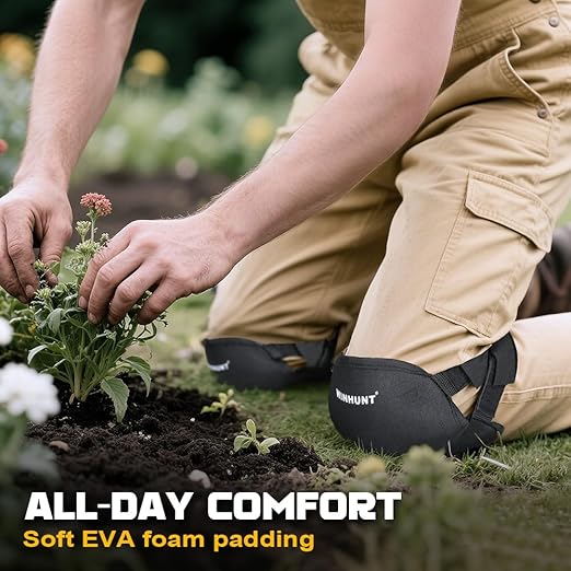 Professional Gel Knee Pads, Work Pads Work for Gardeners, Workers, Sports, with Adjustable Straps