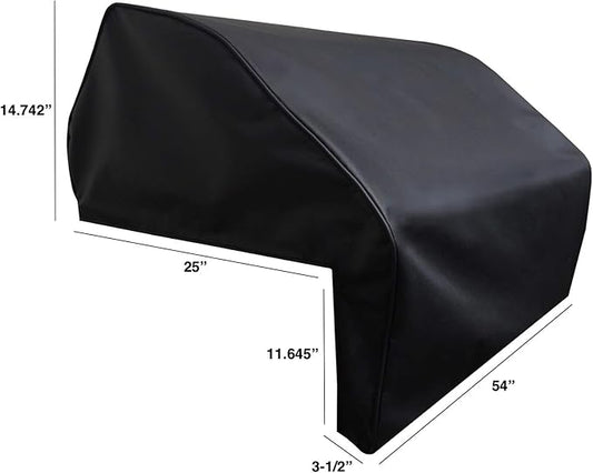 Windproof Covers 54 inch Heavy Duty Premium Vinyl Grill Cover to fit Twin Eagles Built-in Grill