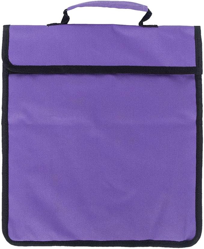 Garden Pouch Foldable Portable Garden Kneeler, Bench Kneeling Bag, Seat Storage Tote Hanging Organizer, Gardening Tools Storage Stool Multiple Storage Pouch (Purple),
