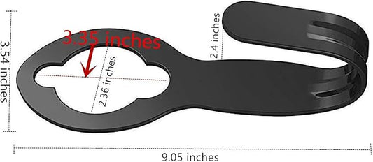 chic style Garden Hose Holder Hook, Pack 2 Metal Hose Hangers for 50ft 25ft Expandable Hose