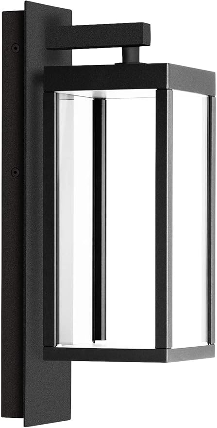 2-Pack Outdoor Wall Sconce Exterior IP54 Waterproof LED Wall Light Fixture Modern Wall Mount Lamp Lantern Anti-Rust Grey Finish Aluminum Light Body for Porch Entryway Doorway 13W 750Lm 3000K