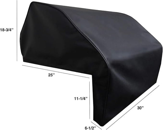 Windproof Covers 30 inch Heavy Duty Vinyl Grill Cover to fit Hestan Built-in Grill