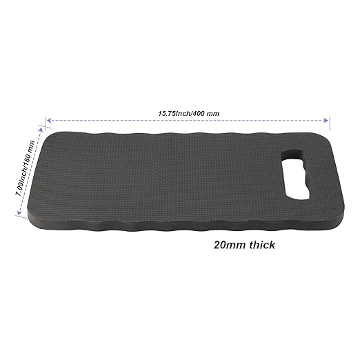 10 Pack Garden Kneeling Pads, Foam Thick Knee Pad, Kneeler Mat for Long Gardening Hours, Baby Bath, Yoga, Prayer and Exercise (Black)