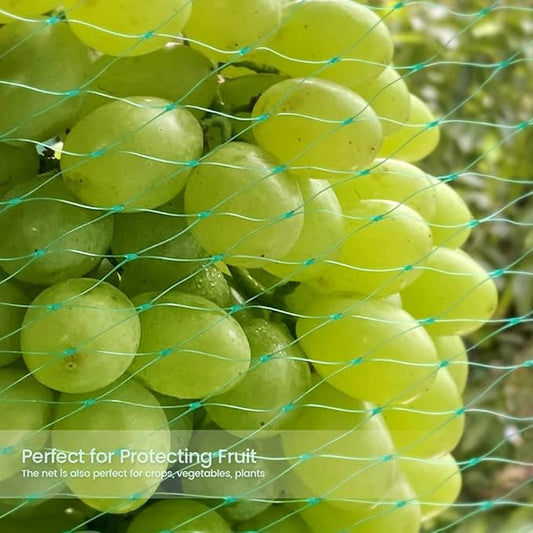 16 x 33ft Bird Netting for Garden,Garden Net for Protect Plants, Fruit, Vegetables,Seedlings with 100 PCS of Zip Ties, 2PACK