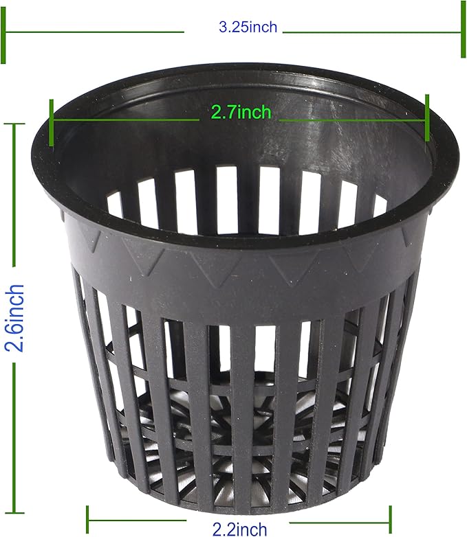 HORTIPOTS 3 inch Net Pot Mylar Reflective Block Covers for 3 inch Net Pot Top Lid (Pack of 100)