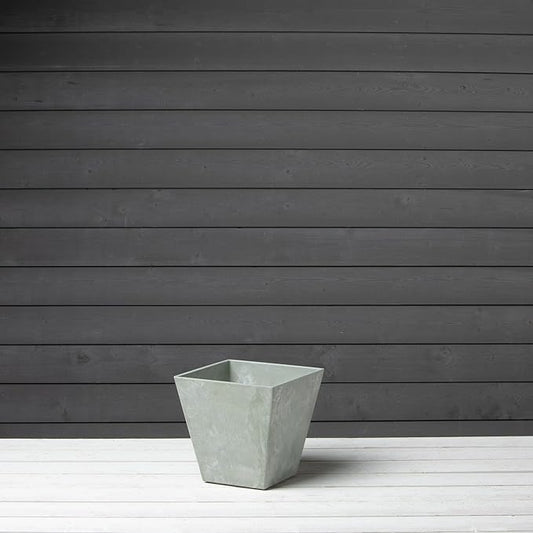 ArtStone 35106 Ella Square Planter, 10-Inch, Mint