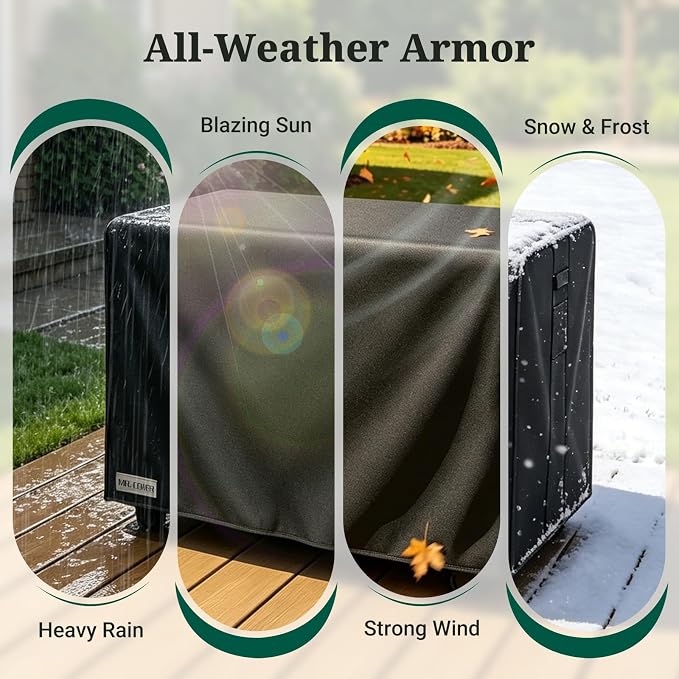 MR. COVER Outdoor Prep Table Cover 40 inch for Royal Gourmet Cart Flattop Worktable, 600D Heavy Duty Waterproof for Grill Dining Kitchen Island cart Protective, Outdoor Storage Cabinet Cover