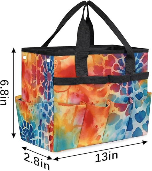 Garden Tool Bag Garden Tool Storage Bag with Pockets Handle Portable Garden Tote Bags for Women Men
