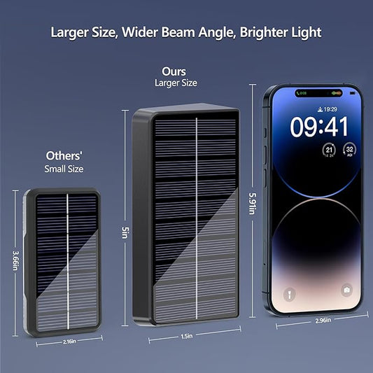 Brizled Solar Fence Lights Outdoor, 8 Pack Red White Blue Patriotic Outdoor Fence Lights 9 Colors & 11 Modes RGBCW Color Changing Solar Wall Lights, Waterproof Railing Lighting for July 4th Halloween