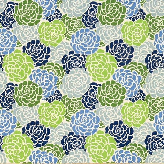 RSH DECOR Deep Seating Cushion with Pillow Back | 24” x 23” Seat | Water and Fade-Resistant Spun Fabric | Outdoor Chair Cushion Set for Patio Furniture | Livi Courtyard Floral