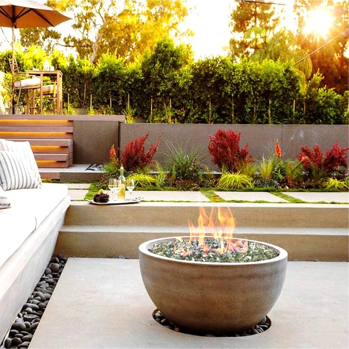 Mr. Fireglass 10 Pounds Diamond Fire Glass, 1 inch High Luster Reflective Fire Pit Glass Rocks for Propane & Natural Gas Fire Pits Fireplace & Lanscape, Crystal Ice