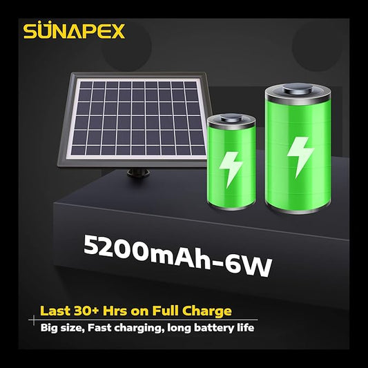 SUNAPEX Solar String Lights Outdoor Waterproof,96FT Solar Patio Lights with Shatterproof Edison Bulbs,Outdoor String Lights Solar Powered for Patio,Camping,Backyard