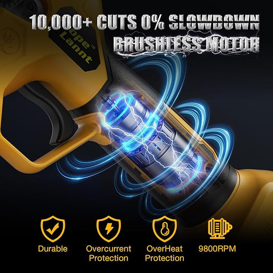 Pruning Shears for Dewalt 20V Battery – Electric Pruning Shears for Gardening, SK5 High-Carbon Steel Blade, 0.8-1.5" Cutting Capacity, LCD Display (Tool Only, No Battery)