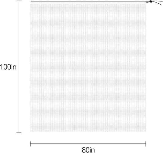 PURPLE STAR 1N 6 x 7 Feet Insect Bird Barrier Netting Mesh with Drawstring, Garden Bug Netting Plant Cover for Protect Plant Fruits Flower from Insect Bird Eating