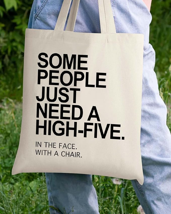 AUSVKAI Canvas Tote Bag Aesthetic for Women, Cute Reusable Cloth Cotton Bags for Shopping Beach Grocery
