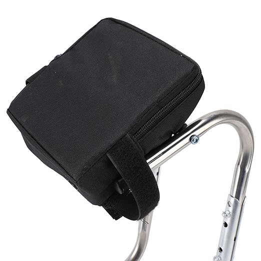 Keenso Portable Stainless Steel Garden Kneeler Reduce Knee Pressure for Farming and Garden Work