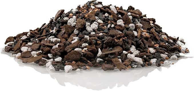 Premium Bonsai Soil All Purpose Fast Draining Mix - 20 Quart - Pumice, Lava, Calcined Clay and Pine Bark Potting Pre Mixed Bonsai Plant Soil Mixture by GARDENERA - Made in USA - (4 Bags of 5QT)