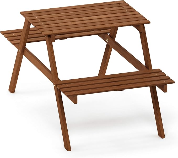 Furinno FG18102 Tioman Kids Picnic Table, Natural