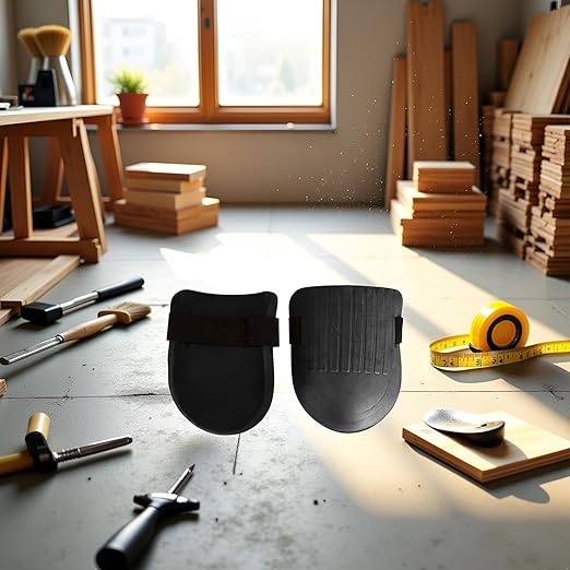 1 Pair Black Knee Pads Heavy Duty and Comfort for Construction, Gardening, Flooring Work Use Safety Easy to Use Kneepads,Tools and Home Improvement,Ergonomic Supports