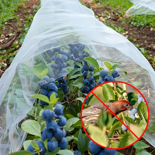 GonLei Garden Netting 2pack 10x25FT Fruits Tree Netting for Garden Protection,Garden Mesh Netting Plants Blueberry Shrubs Berry Barrier Mosquito Vegetables Covers Row Raised Bed Patio Mesh Net