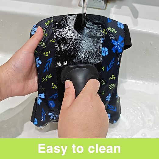 5 Pack Garden Knee Pads for Women, Lightweight Waterproof KneePads for Gardening, Anti Slip Leather Foam Padding Kneeling Pads for Flooring and Carpet Cleaning, House work, Gardening Maintain, Knee Protector, Blue Flower