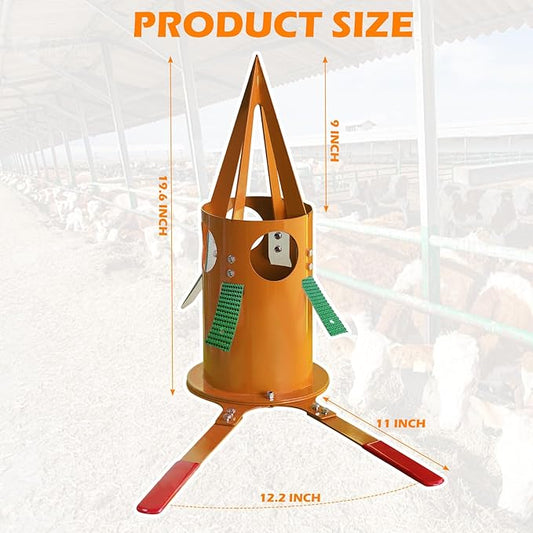 Bulk Bag Unloader for Animal Feed, Grain & Fertilizer | FIBC Big Bag Dispenser | Heavy-Duty, Portable Tool for Farm, Warehouse, Construction