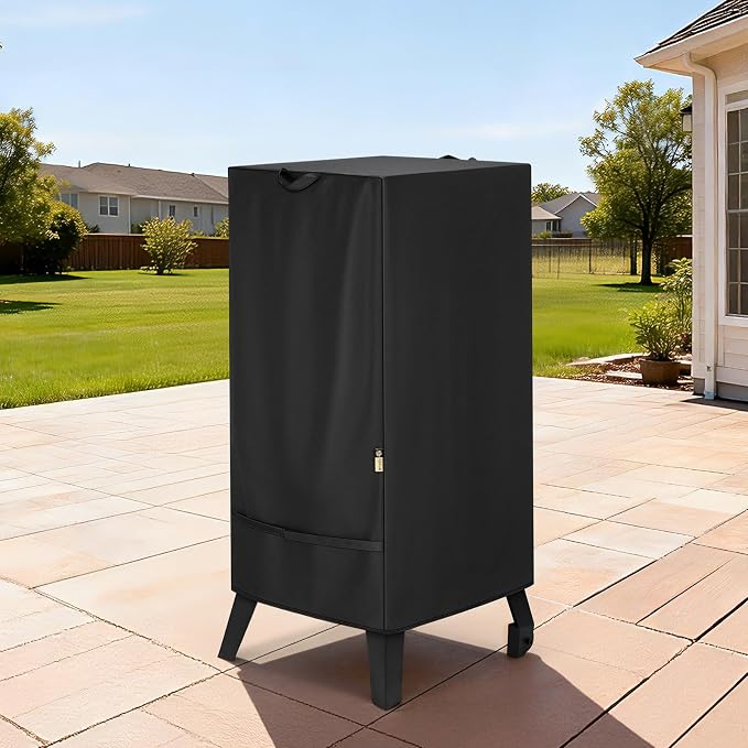 Arcedo Grill Cover Compatible with Pit Boss Vertical Smoker PBV3G1, Heavy Duty Waterproof Outdoor BBQ Grill Covers for Pitboss 3 Series Propane Gas Smoker PBV3A1