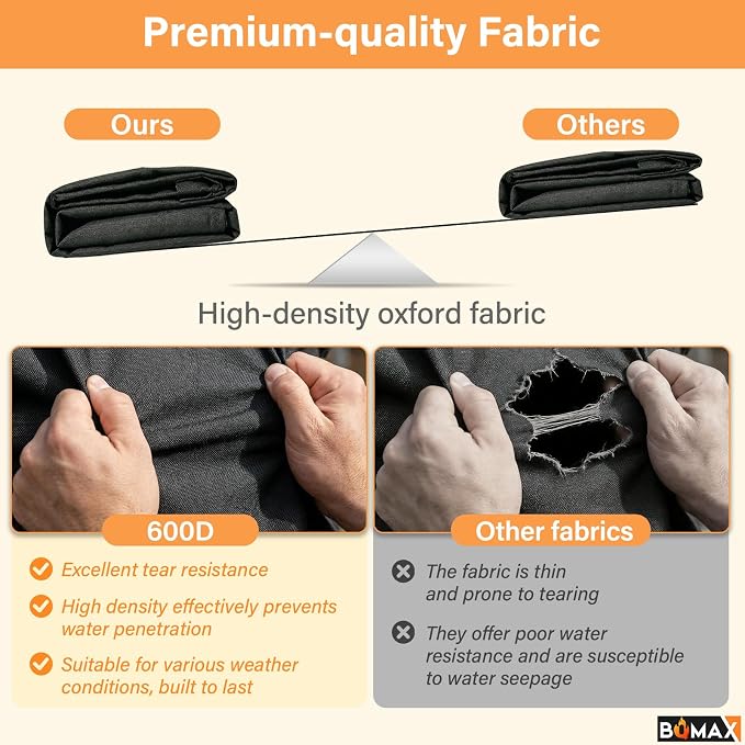 Griddle Cover for Blackstone 17 Inch 22 Inch Griddle with Hood and Stand, Heavy Duty 600D Polyester Grill Cover for Blackstone 22 Inch Griddle Cover 22" Blackstone Grill Cover