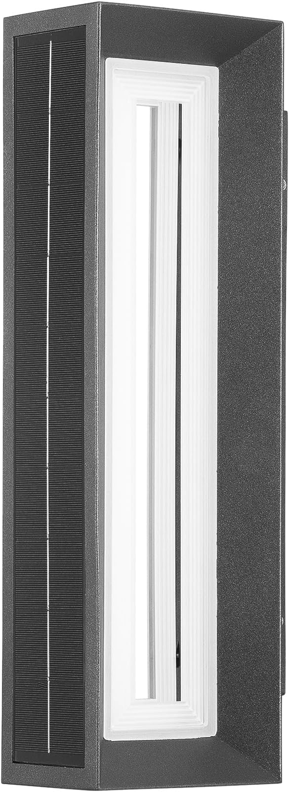 20.5" Solar Wall Lights Outdoor Waterproof, Modern Porch Light, 3000K LED Solar Wall Sconces Lights Outdoor, 1 Pack Front Door Light Fixture Dusk to Dawn, Large Exterior Garage Light for House