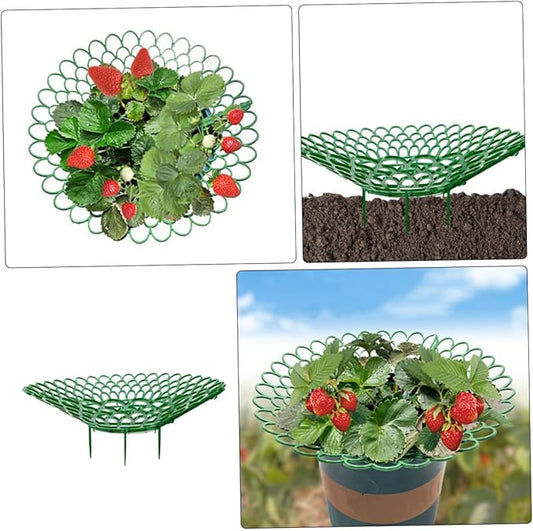 5pcs Strawberry Plant Support Racks Garden Holder for Balcony Outdoor Use Vertical Growth Space-Saving Design Optimal Air Circulation Trellis