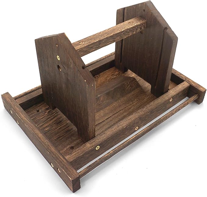 Wooden Bird Feeder Large Capacity Wood Birdfeeder for Feeding Outside Garden Wild Finches Robin Sparrow Blue Jay Chickadees