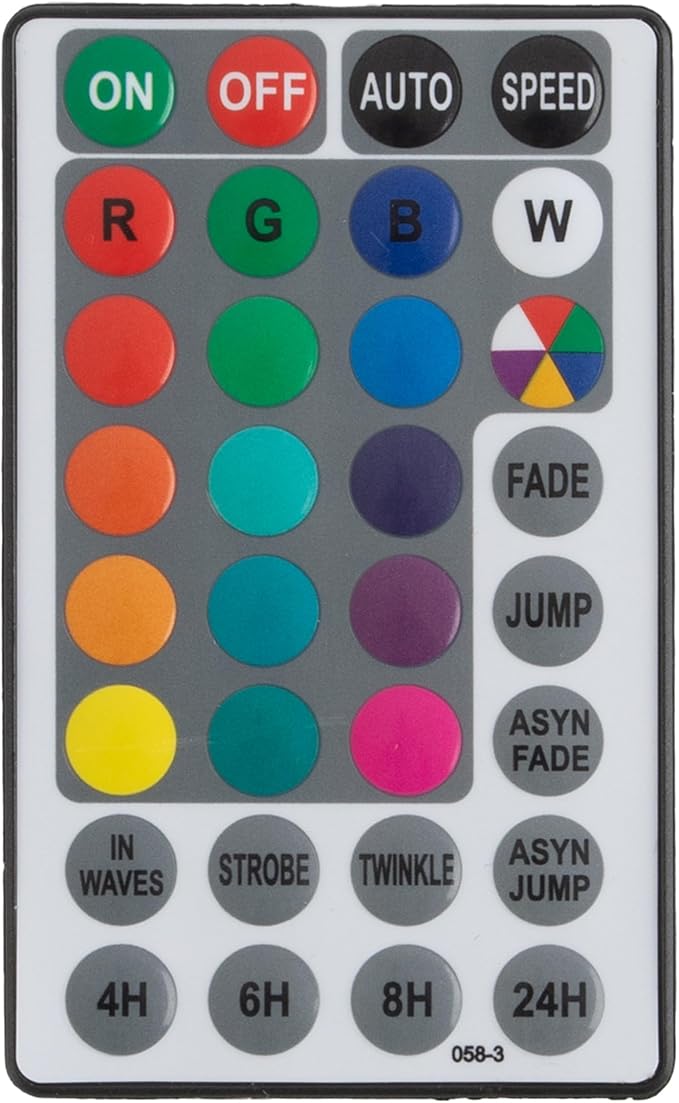 Pure Garden Outdoor String Lights - 50ft Color-Changing Patio Lights with Remote and Vintage-Style LED Edison Bulbs for Porch, Backyard, and Events