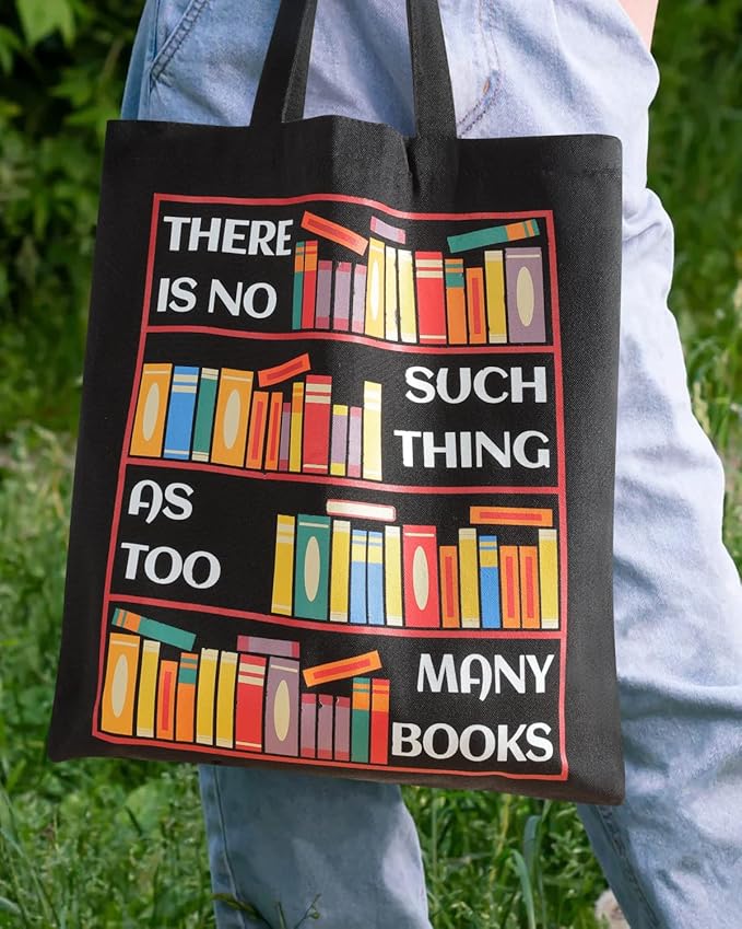 AUSVKAI Canvas Tote Bag Aesthetic for Women, Cute Reusable Cloth Cotton Bags for Shopping Beach Grocery