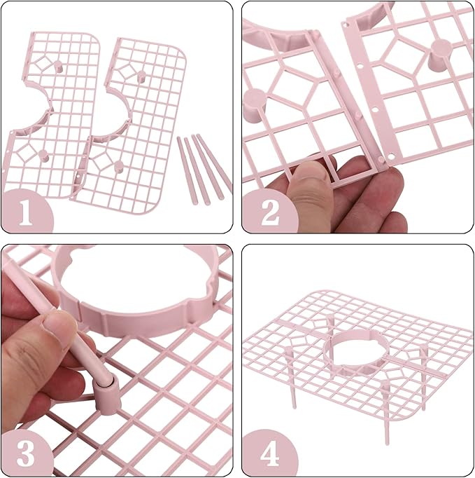 IUIBMI 10 Pack Strawberry Supports Strawberry Holder Strawberry Growing Frame Strawberry Plant Support Strawberry Growing Racks Strawberry Plant Protectors Stand with 4 Sturdy Legs for Garden